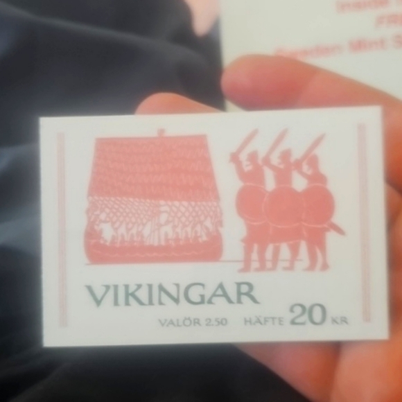 Sweden 1990 Stamps Vikings/Ships/Silver/Gold/Statue/Transport/Swords 8v - Picture 2 of 2